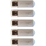 Patriot Memory 32GB Pulse Series USB 2.0 Flash Drive - 5 Pack - Silver (PSF32GXPPS5PK)