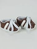 Brown and White Sneakers -18