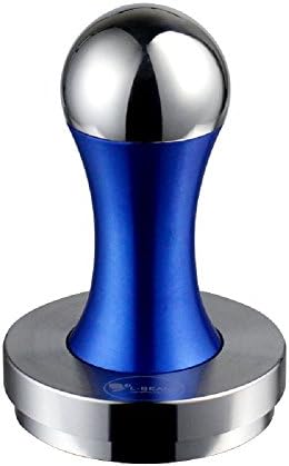 Love The Worder Stainless Steel double Coffee Tamper Machine Espresso Press Flat Base(58MM, blue)