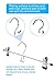 JS HANGER Pants Hangers 12 Pack Multi Stackable Add on Trousers Hangers Heavy Duty Space Saving Skirt Hangers with 2-Adjustable Clips, Chrome + Black