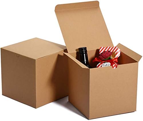 Mesha? Kraft Brown Boxes 100 Pack 6x6x6 