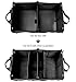 ANTEQI Foldable Car Storage Organizer for SUV, Portable Multi Compartments Trunk Organizer for Car Storage, Large capacity for Cargo Car Trunk Organizer, Expandable To Suit Any In-vehicle (Black)