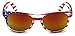 Tantino American Flag Classic Wayfarer Style Sunglasses (Red, UV400)