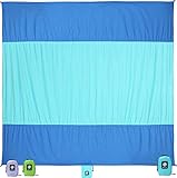 Wekapo Sand Proof Beach Blanket (Blue)
