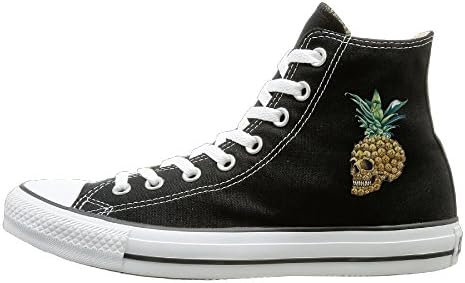 JiDeWo SKULL PINEAPPLE Unisex High-tops Canvas Shoes