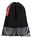 WODISON Non-woven Travel Drawstring Shoes Bag Organizer with View Window 4-Pack
