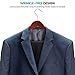 Wooden Hangers - 30 Pack, Heavy Duty, Non-Slip for Coats, Jackets, Suits, & Pants - Clothes Hangers With Bar and Notches