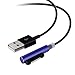 BlueFire 3FT Magnetic Charging Cable with LED for Sony Xperia Tablet Z3 Compact / Z3 Z2(Purple)