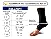 SB SOX Compression Ankle Brace (1 Pair) – Ankle Support Sleeve for Men & Women – Relief for Achilles, Sprains, Plantar Fasciitis (Solid Black, X-Large)