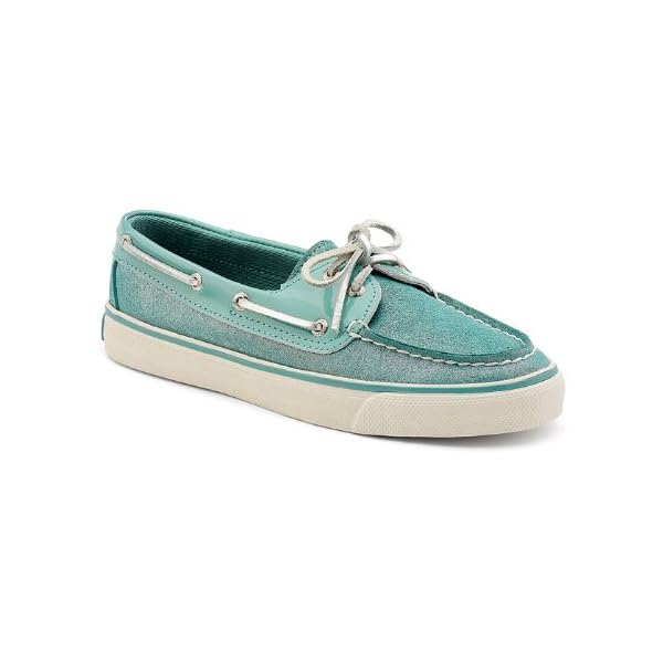 Sperry-Bahama-Turquoise-Sparkle-Suede-Ladies-Boat-Shoes