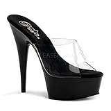 Pleaser DELIGHT-601 Exotic Dancing Stripper Slip/On Clubwear Sandal 6