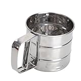 Tenflyer New Mesh Flour Bolt Sifter Manual Sugar Icing Shaker by Ace Seller