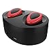 True Wireless Earbuds,Lesoom Mini Twins Truly Wireless Bluetooth Sports Headphone Noise Cancelling Stereo Earphone With Mic For Samsung iPhone 7 Plus Sony Apple iPad Android IOS