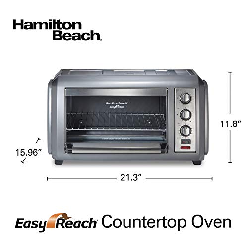 Hamilton Beach Countertop Convection Toaster Oven with Easy Reach Roll