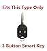 Key Fob Cover for Ford Exploer: 3 Buttons Key Fob Case Protector Fit for Ford F150 F250 F350 Edge Ranger E150 E250 E350 Flex Super Duty Excape Freestyle Mercury Mariner 2004 to 2016 (Black)