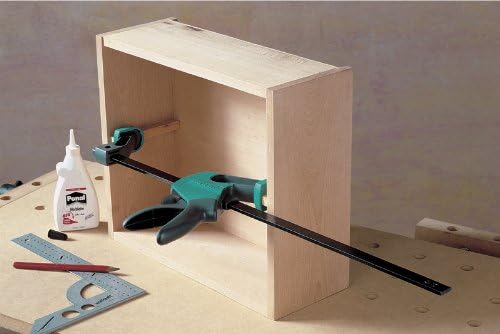 wolfcraft EHZ "Easy" One-Hand Clamp I 3020000 I The one-Hand clamp for Effortless Working, Black, 75-150 - Image 4