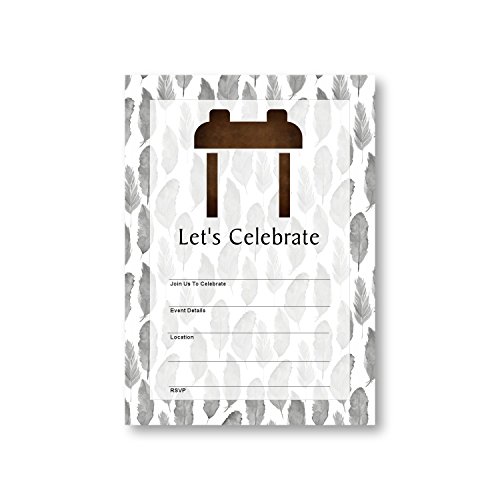 Pommel Horse Gymnastics Olympic Olympics, Flat Party Invitation Card, 12 Cards at 5x7, with White Envelopes, Item 1053560
