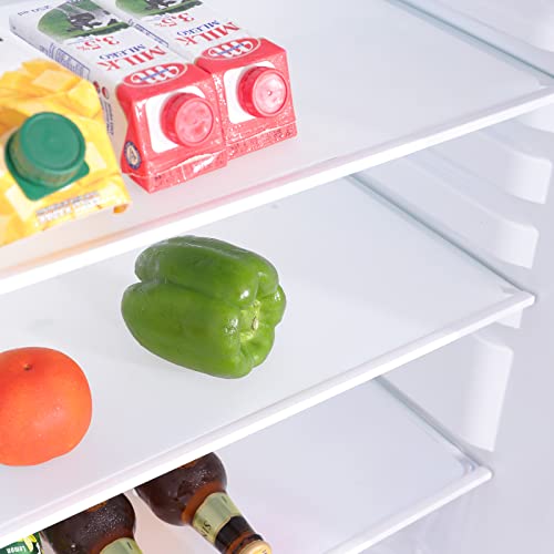Refrigerator Liners Silicone Mats Clear PABUSIOR Fridge Liner Non