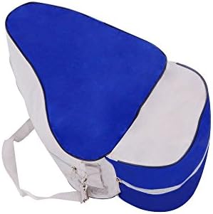 TANKYE Ice Skating Bag Roller Skating Tote Bag Waterproof Adjustable Shoulder Strap Bag Skates Carry Bag (Blue)