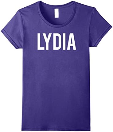 Womens Lydia T Shirt - Cool new funny name fan cheap gift tee XL Purple