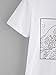 Romwe Women's Short Sleeve Top Casual Graphic Print Tee Shirt White