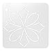 Jili Online New Stencil Plastic Quilting Templates Quilt Tool for Patchwork Sewing Craft 14#