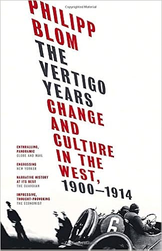 The Vertigo Years Change And Culture In The West 1900 1914 Blom Philipp 9780771016417 Amazon Com Books