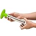 Premium Product Stainless Steel Pineapple Corer Slicer Peeler and Cutter | Core Remover + GIFT Fruit & Vegetable Multi-function Peeler + BONUS recipes eBook, 3 in 1 Kitchen Tool Best Present (Green)