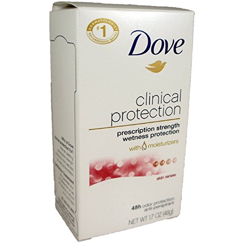 Dove Clinical Protection Antiperspirant & Deodorant, Skin Renew 1.7 oz (Pack of 5)