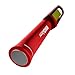 Nebo 6413 Big Larry Red 400 lumen Flashlight COB LED Magnetic Worklight with 3 X EdisonBright AA Alkaline batteries bundle