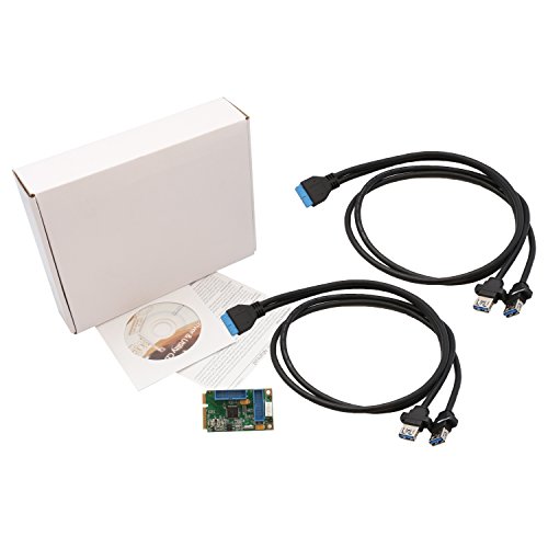 IO Crest SD-MPE20215 Mini PCI-Express USB 3.0 Host Controller Card with Renesas D720201 chipset. Windows OS XP 7 server 2008 R2.