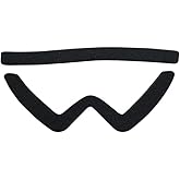 A.C.I.L. Premium Dual-Layer Comfort Foam &ndash; Compatible with DYE I4 Style Paintball Mask &ndash; Black Replacement Sponge Pads