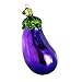 Old World Christmas Eggplant Glass Blown Ornament