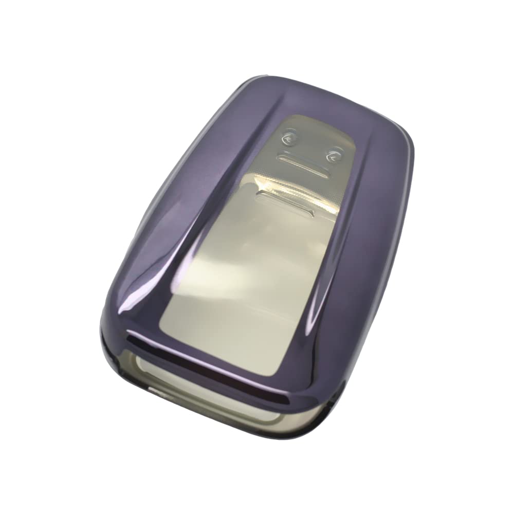 BROVACS Soft TPU Case Shell Cover Protector Holder Compatible with TOYOTA Camry Corolla Avalon C-HR Prius RAV4 Smart Remote Key Fob 2 3 4 Button SV9410 Dark Purple