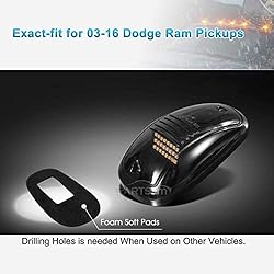 Partsam 5X Amber 24 LED Smoke Cab Roof Running Top