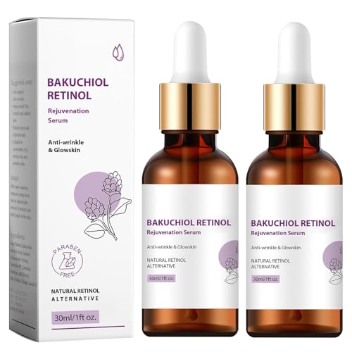 Lboylove® 2 Pcs Bakuchiol Retinol Serum, Rejuvenation Serum For Anti-Wrinkles And Glowskin, Face Men & Women