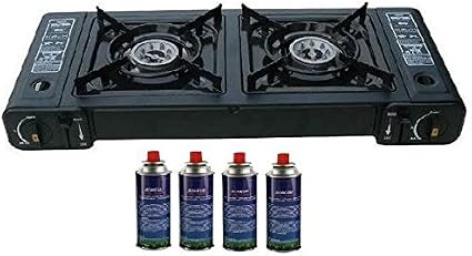FORNELLO EFFE DA CAMPEGGIO A GAS 4 BOMBOLETTE CUCINA PORTATILE FORNELLO EFFE DA CAMPEGGIO A GAS 4 BOMBOLETTE CUCINA PORTATILE