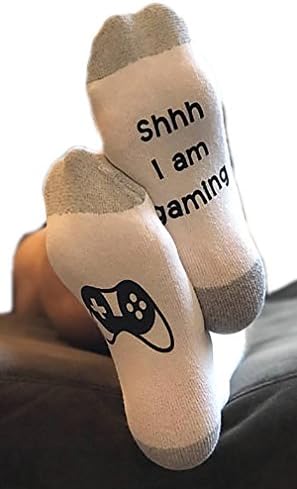 Ryshman IF YOU CAN READ THIS BEING ME CHOCOLATE &amp; Fuck Off Crew Socks For Men Women (Game1)