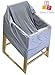 5-in-1 Baby Breastfeeding Cover, Car-Seat Cover, Shopping-Cart Cover and Trendy Scarf - Heather Gray Solid Pattern - Must-Have for Nursing Mothers & Babies