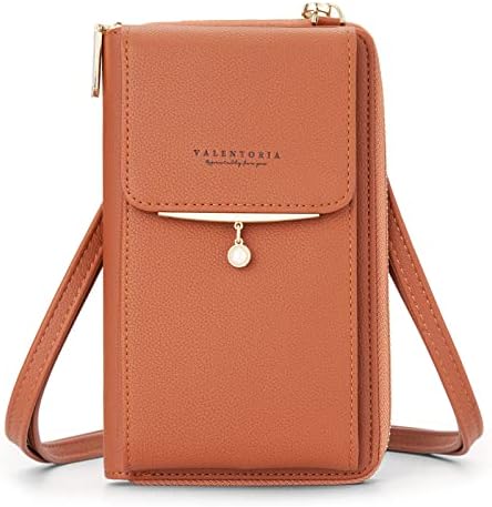 Valentoria Small Crossbody Bag Cell Phone Purse Wallet Leather