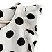 Shouhengda Women Chiffon Polka Dot Blouse Ruffle Sleeve Office Lady Shirts