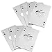 BeautyMood 8pcs Wine Bottle Opener, Stainless Steel Credit Card Size Casino Bottle Opener for Your Wallet, Beer Bottle Opener