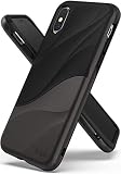 Ringke Wave Designed for iPhone Xs Case, iPhone X Case, Dual Layer Heavy Duty 3D Textured Cover for iPhone Xs (5.8") (2018) - Metallic Chrome