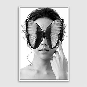 Framed Canvas Home Artwork Decoration Portrait Canvas Wall Art for Living Room, Bedroom - 16x24 inches