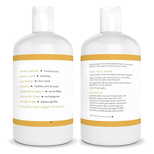 Buddy's Best Dog Shampoo for Smelly Dogs Dog Shampoo and Conditioner