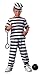 Prisoner Costume Ball and Chain and Handcuff Shackles Accessories Black