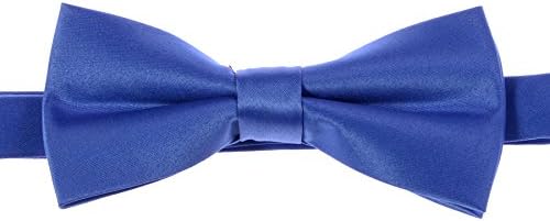 DiCapri Men's Adjustable Solid Color Bow Ties - Royal Blue