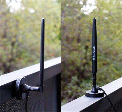 BearExtender Heavy Duty 7 dBi Wi-Fi Antenna w/ RP-SMA Extension Cable & Magnet Base