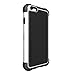 Ballistic Tough Jacket Case for Apple iPhone 6 and iPhone 6s - Retail Packaging - Black/White