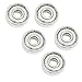 5 Pcs Skateboard Deep Groove Radial Ball Bearings 625ZZ 16 x 5 x 5mm